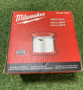 Filtro húmedo/seco Milwaukee HEPA 49-90-1900 para aspiradoras inalámbricas Milwaukee - Imagen 1 de 1