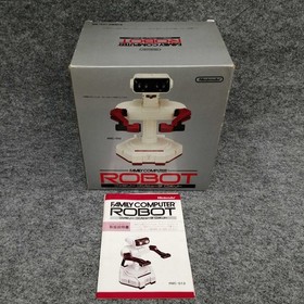Nintendo Famicom Robot R.O.B. HVC-012 Boxed Manual Set Vintage