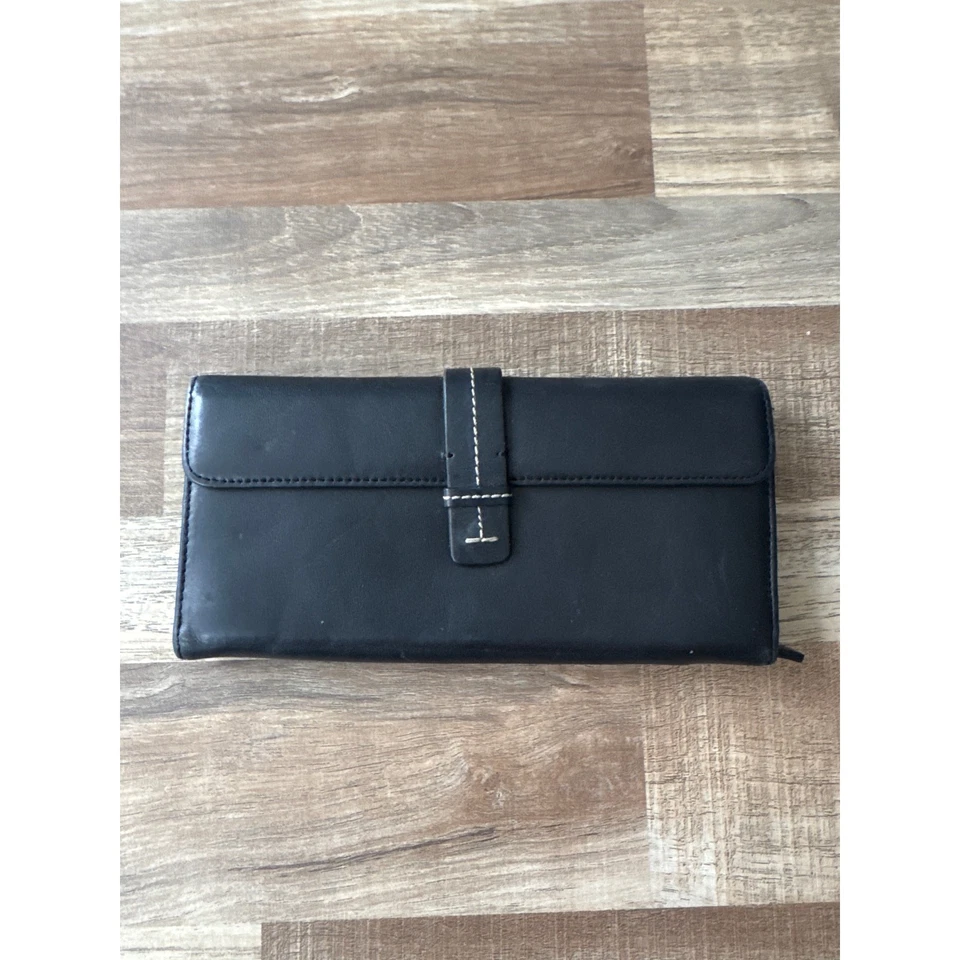 复古 Ann Taylor 100% 皮革钱包  — 第 1/3 张图片