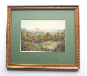 Viktorianisches Sissinghurst Castle Kent Original Gemälde Aquarell National Trust - Bild 1 von 14