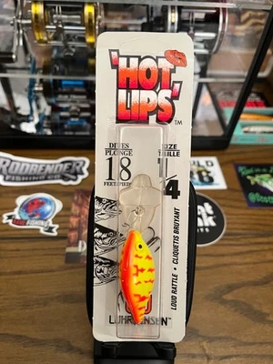 Luhr Jensen Hot Lips 1/4 oz 18 ft Buzo Chartreuse Rojo Fuego Tigre! Nuevo en caja Foto 1 de 2