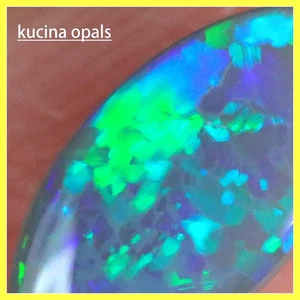 0.65 TCW Australian Natural SEMI BLACK OPAL KucinaOpals +VIDEO - Picture 1 of 10