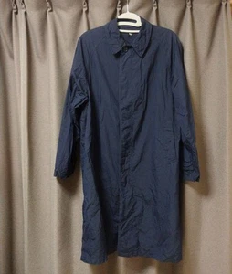 Kaptain Sunshine Spring Over coat Navy Size 38 JP L US M Cotton Silk Blend Japan - Picture 1 of 3