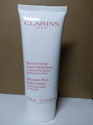 Clarins Loción corporal rica en humedad con manteca de karité para piel seca 3,2 oz sellada Foto 1 de 4