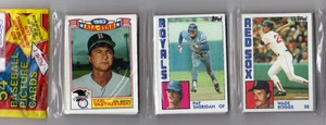 1984 Topps Baseball .. Factory Sealed Rack Pack ... Wade Boggs, Carl Yastrzemski - Picture 1 of 2