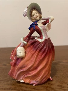 Vtg Royal Doulton Bone China Autumn Breezes Figurine 7.5” HN1934 Made England - Picture 1 of 6