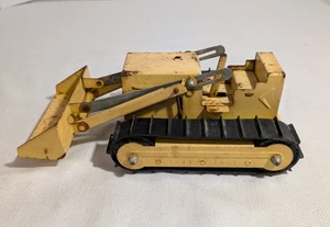 Vintage Structo Metall Spielzeug Planierraupe Bau gelb Kettenfahrzeug  - Bild 1 von 6