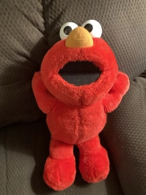 Muñeca parlante de peluche Tyco Sesame Street Tickle Me Elmo 1995 de colección probada y funciona Foto 1 de 4