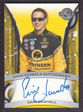 2009 Wheels Autograph NASCAR Racing Erik Darnell Craftsman Truck Series AUTO