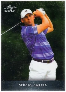 2012 Leaf Metal Sergio Garcia #M-SG1 REFRACTOR - Picture 1 of 2