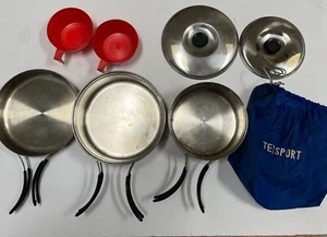 Texsport Copper bottom Anodized 2 person Cook Set 7 piece - Picture 1 of 14