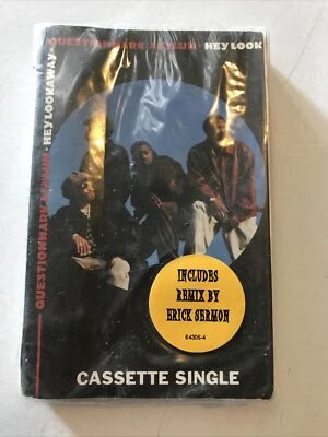 QUESTIONMARK ASYLUM Cassette Tape Single HEY LOOKAWAY New 1995 Vintage FREE SHIP - Image 1 of 2