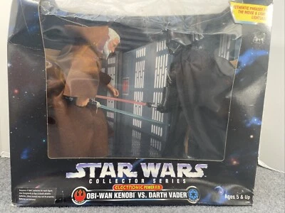 Star Wars 1997 Collector Series 12" Electronic Power F/X Obi-Wan Vs. Darth Vader - Image 1 of 4