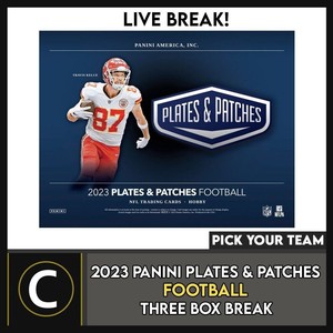 2023 PANINI PLATES & PATCHES FOOTBALL 3 BOX BREAK #F3013 -Jacksonville Jaguars