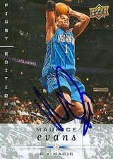 Maurice Evans autographed Basketball Card (Orlando Magic) 2008 Upper Deck #138