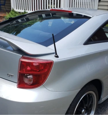 Mástil de antena negro corto de 6 3/4 pulgadas radio AM/FM para TOYOTA CELICA 1990-2005 nuevo Foto 1 de 4