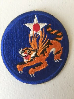 WW2 China-Burma-India, 14th Air Force, FLYING TIGERS, period patch - Image 1 of 2