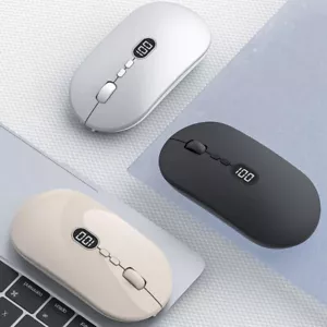 2.4Ghz Wireless Bluetooth-fit Office / Gaming Mouse USB Mice with Power Display - Picture 1 of 12