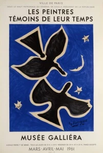 Georges Braque "Les Peintres Temoins de leur Temps" Lithograph Poster (1961) - Picture 1 of 1