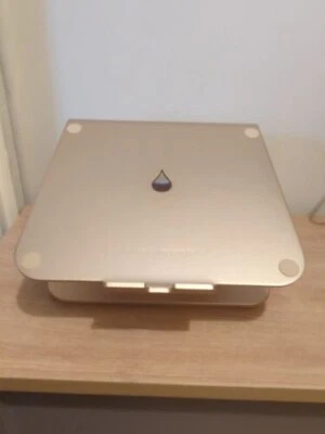 Genuine Rain Design mStand Laptop Stand in Gold/Grey - Very Strong Laptop Stand - Image 1 of 4