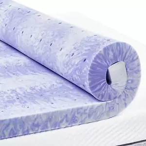 Promotional Products- Ventilated Design Memory Foam Mattress Topper,Cooling Gel - Picture 1 of 6