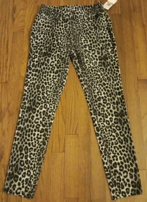 Michael Kors Pants Womens Sz S Animal Print Stretch Mfg Sugg $74. Mobwife NWT   - Image 1 of 4