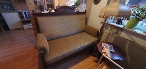 Alte Sitzgarnitur Wohnzimmer gebraucht (350€ VB) - Bild 1 von 2