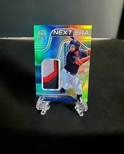 202 Panini Spectra Aaron Bracho Next Era 1/25 Tri - Color Patch No. NE-AB - Picture 1 of 2