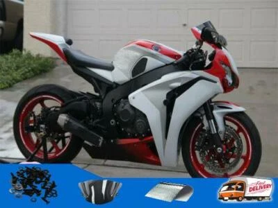 Carenado blanco rojo apto para Honda CBR 1000RR 2008-2011 plásticos g090 Foto 1 de 4