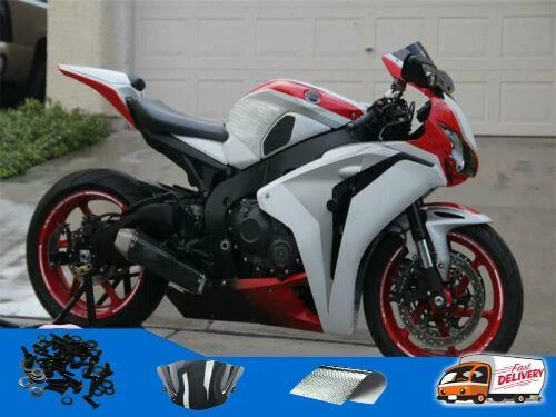 Carenado blanco rojo apto para Honda CBR 1000RR 2008-2011 plásticos g090 Foto 1 de 4