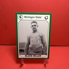 1990 Collegiate Collection Michigan State Spartans Blake Miller #91 VG
