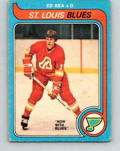 (HCW) 1979-80 O-Pee-Chee #390 Ed Kea NHL  Blues 10657