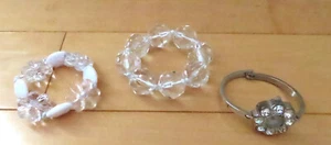 Gymboree Lot of 3 (NWOT CITY SPARKLE Watch & 2 Clear Bracelets) - Picture 1 of 3