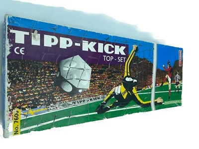 Tipp Kick Tipp-Kick Top-Set Tischfußball FußballBrettspiel Mieg 7600 110x65cm - Bild 1 von 4