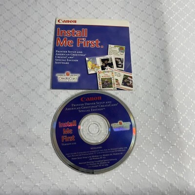 Canon Printer Driver Setup and American Greetings Creatacard Special Edition - Image 1 of 4