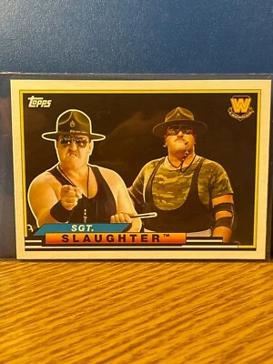 Sgt. Slaughter 2018 Topps WWE Heritage - Big Legends #BL-45 - - Image 1 of 2