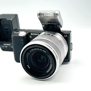 SONY Alpha NEX-5 F3.5-5.6 18-55mm Mirrorless Camera From Japan - Picture 1 of 8