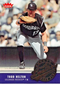 2006 Fleer Todd Helton Smooth Leather #SL-13 NM/MT COLORADO ROCKIES - Picture 1 of 2