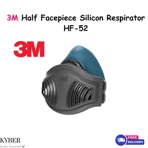 Original 3M Half Facepiece Silicon Respirator HF-52 - Picture 1 of 3