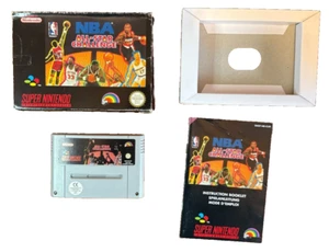 SNES NBA All-Star Challenge - Gioco Nintendo IMBALLO ORIGINALE PAL CIB - Testato - Foto 1 di 10