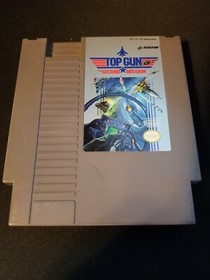 Top Gun Second Mission Nintendo NES Game Cartridge Tested and Working!