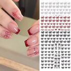 1Pcs New Style Lllusory Color Super Flash Diamond Nail Stickers Bow Tie Decals