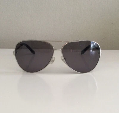 Gafas de sol Stussy Rocky vintage de aviador plateadas/grises Foto 1 de 4