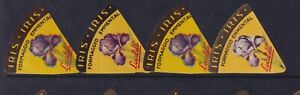 4 Ancienne petite étiquette Fromage Italie BN142103 Fleur Iris 6