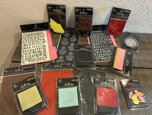 Huge Heidi Swapp Scrapbooking Mixed Lot Chipboard Items Rub-ons Mirrors Stickers - Picture 1 of 15