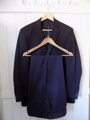 mens PIERRE CARDIN NAVY WOOLBLEND SUIT SIZE 42"R CHEST 36" WAIST 31" LEG - Image 1 of 4
