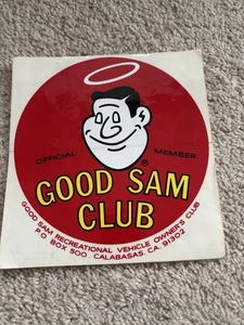 Good Sam Club Aufkleber Sticker Wohnmobil Vintage Freizeitfahrzeug Besitzer Club 6,75" - Bild 1 von 8