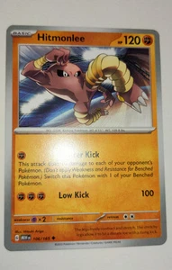 Hitmonlee 106/165 - Pokemon SV:151 • Normal • Uncommon • NM - Zdjęcie 1 z 1