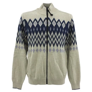  LERROS Herren Strickjacke Stehkragen Mit Wolle beige 33322 - Picture 1 of 2