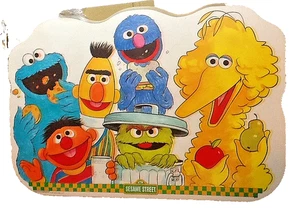 MANTEL INDIVIDUAL SESAME STREET VINTAGE 1982 BIG BIRD & GANG REVERSIBLE CON JUEGOS 81523A - Imagen 1 de 8